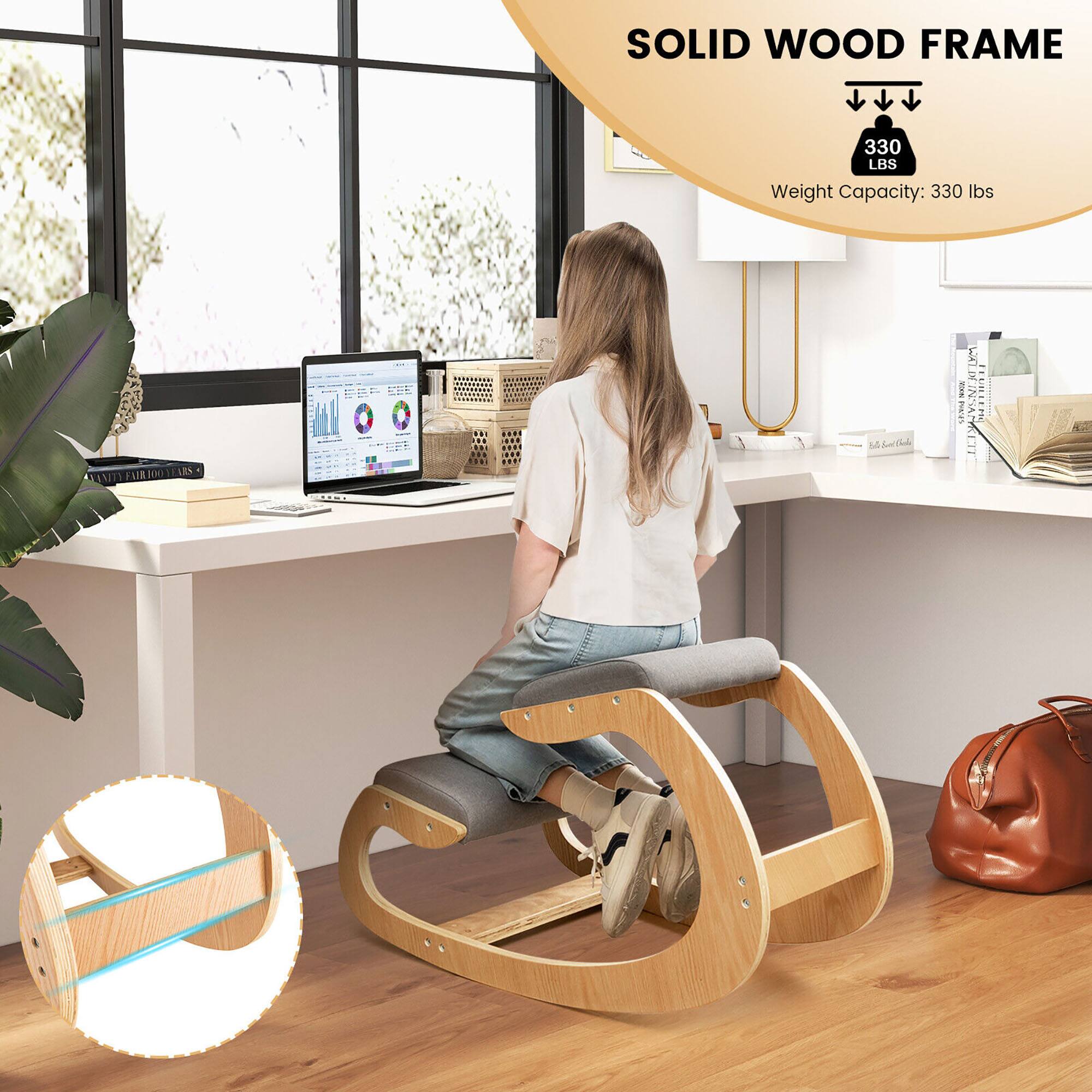 SOLID WOOD FRAME  
Weight Capacity: 330 lbs