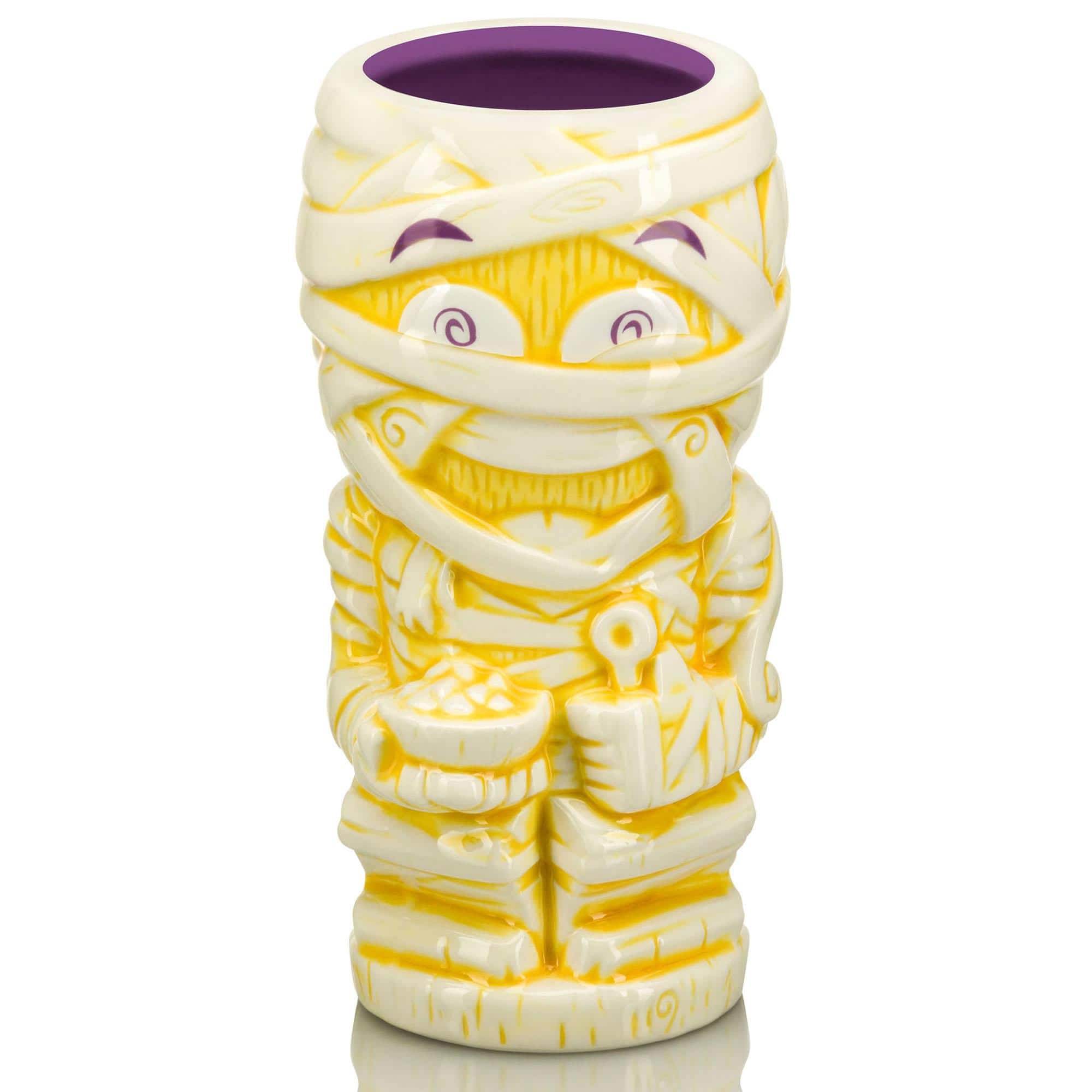 ThinkGeek - Geeki Tikis Monster Cereals Yummy Mummy Ceramic Mug | Holds 16 Ounces - White