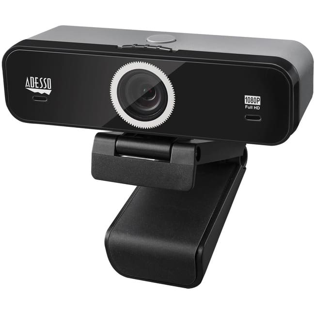 Adesso - CyberTrack K1 Webcam - 2.1 Megapixel - 30 fps - USB 2.0 - 1920 x 1080 Video - CMOS Sensor - Fixed Focus