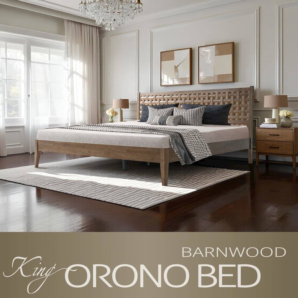 BARNWOOD King ORONO BED