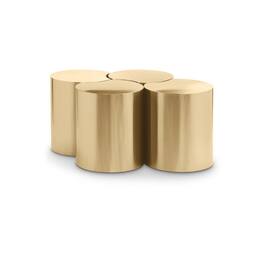 Meridian Furniture - Dimple Coffee Table - Gold