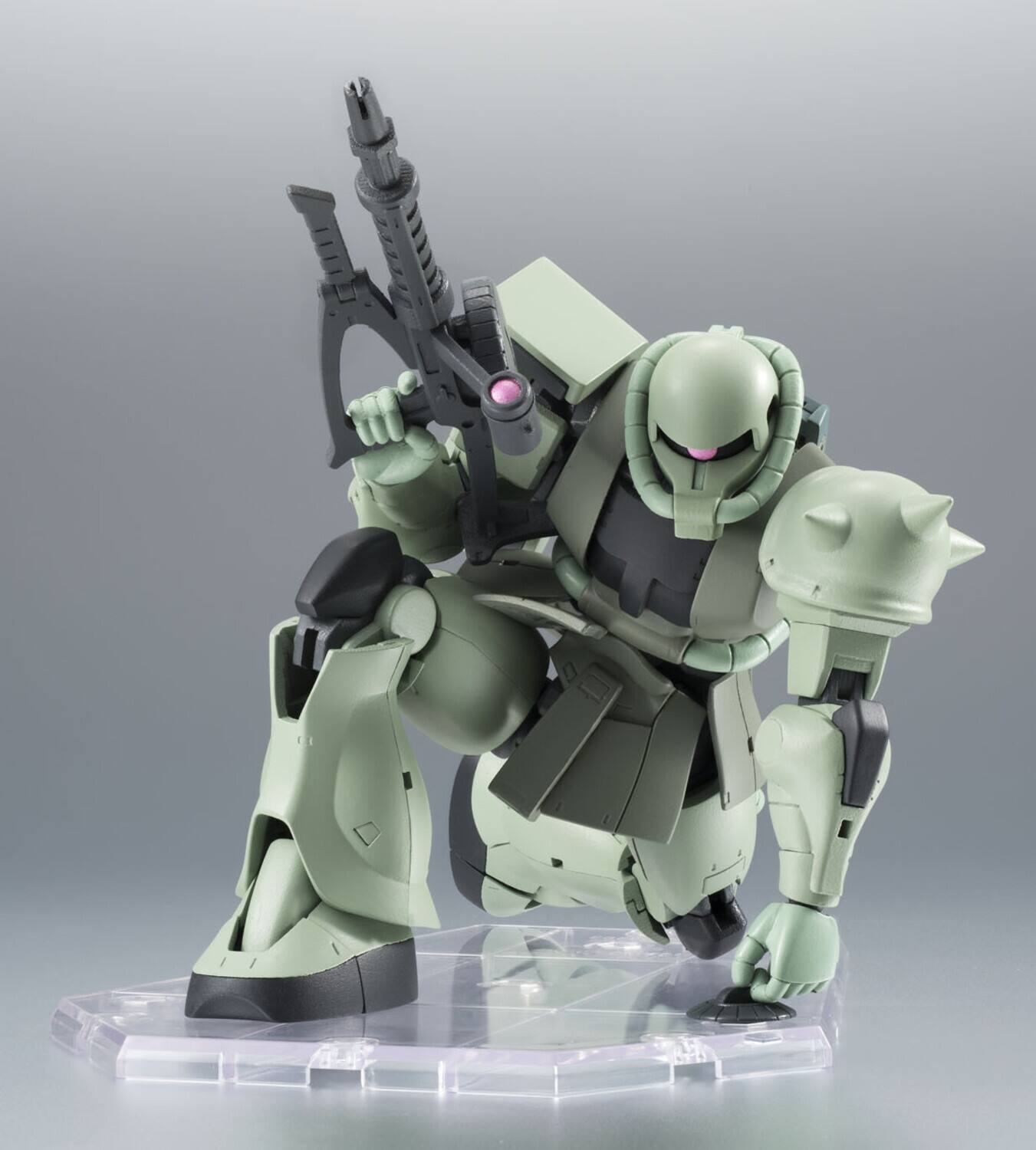 Alt View 2. Bandai - Tamashi Nations - Moblie Suit Gundam - THE ROBOT SPIRITS - MS-06 ZAKU II Version A.N.I.M.E.   - COLLECTIBLES - Multicolor.
