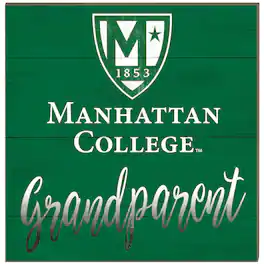 Jardine - Manhattan Jaspers 10'' x 10'' Grandparent Plaque - Green