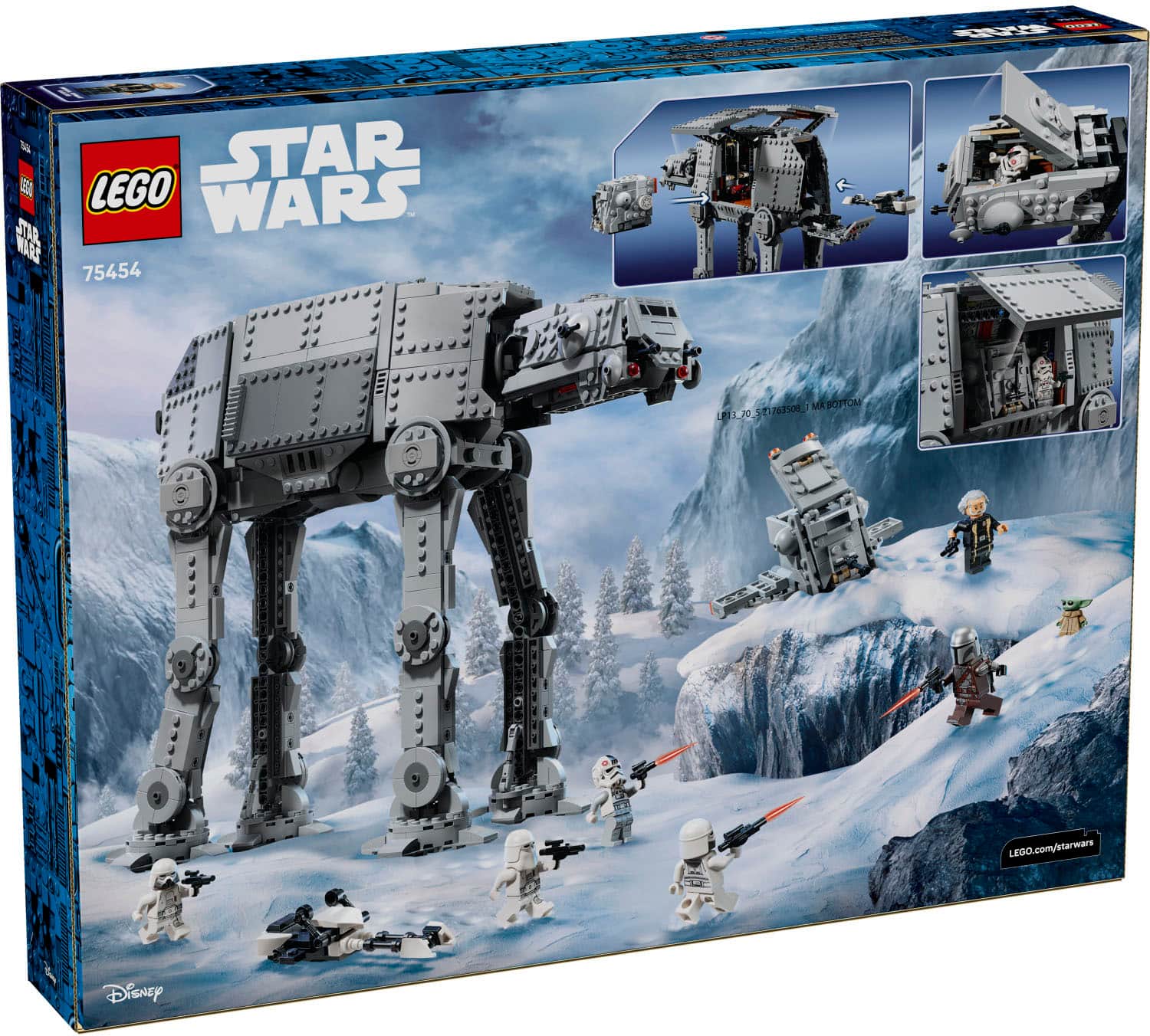 LEGO Star Wars Imperial Remnant AT AT with INT 4 75454 6588644