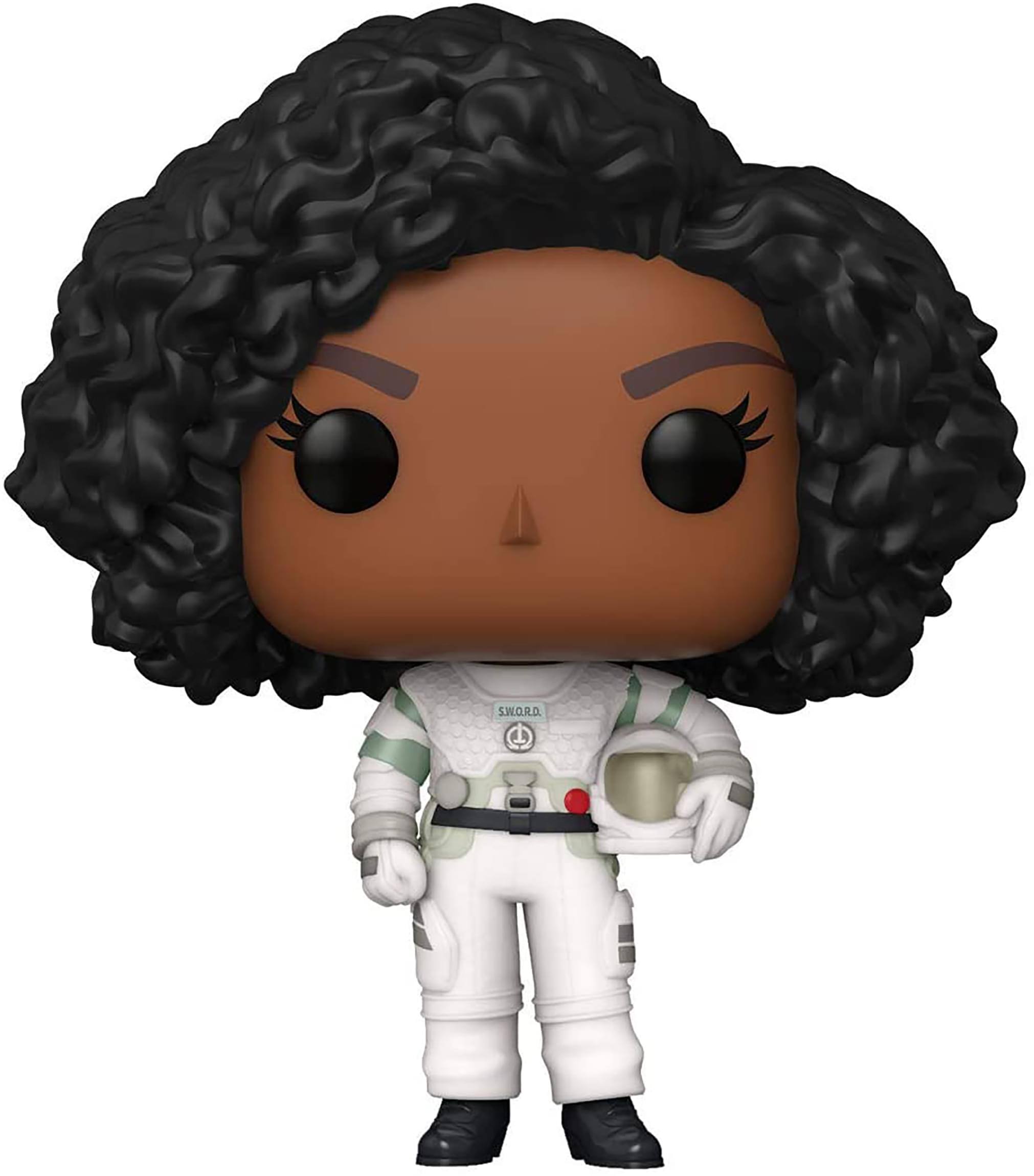 Front. Funko - Marvel WandaVision Funko POP Vinyl Figure | Monica Rambeau - Brown.