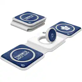 Keyscaper - Toronto Maple Leafs 3-in-1 Foldable Charger - White