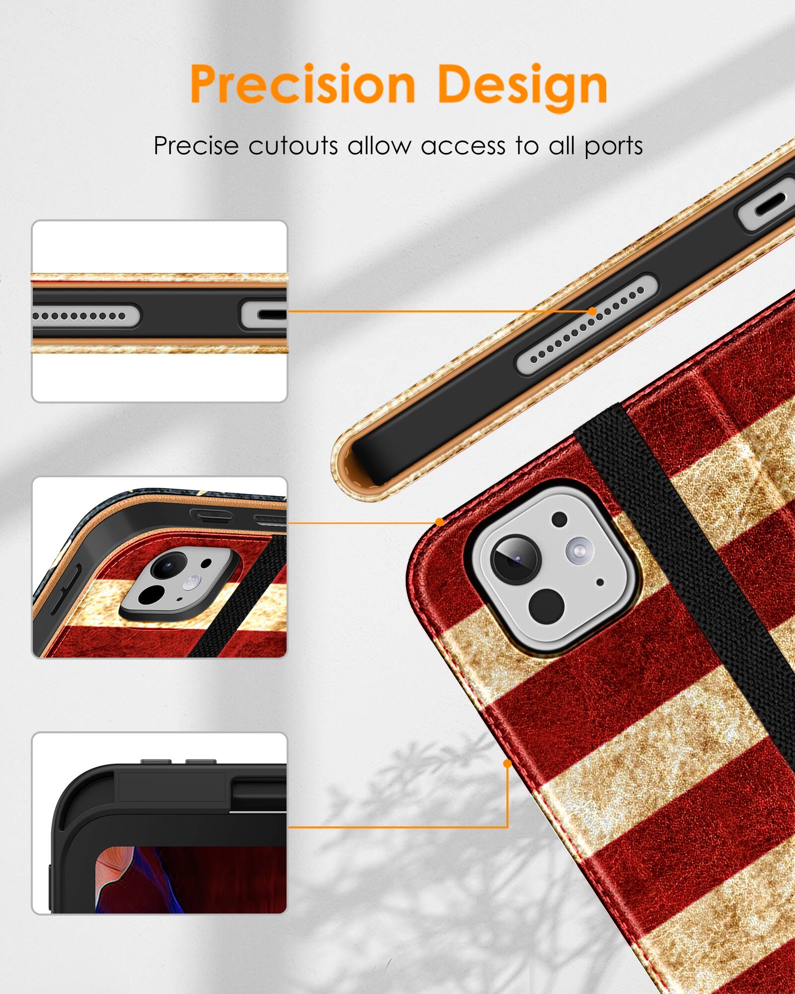 Precision Design  
Precise cutouts allow access to all ports