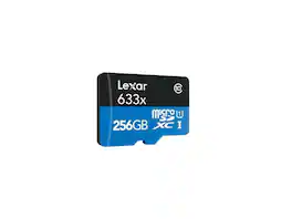 Lexar - High-Performance 633x 256GB microSDXC Flash Memory Model LSDMI256BBNL633A