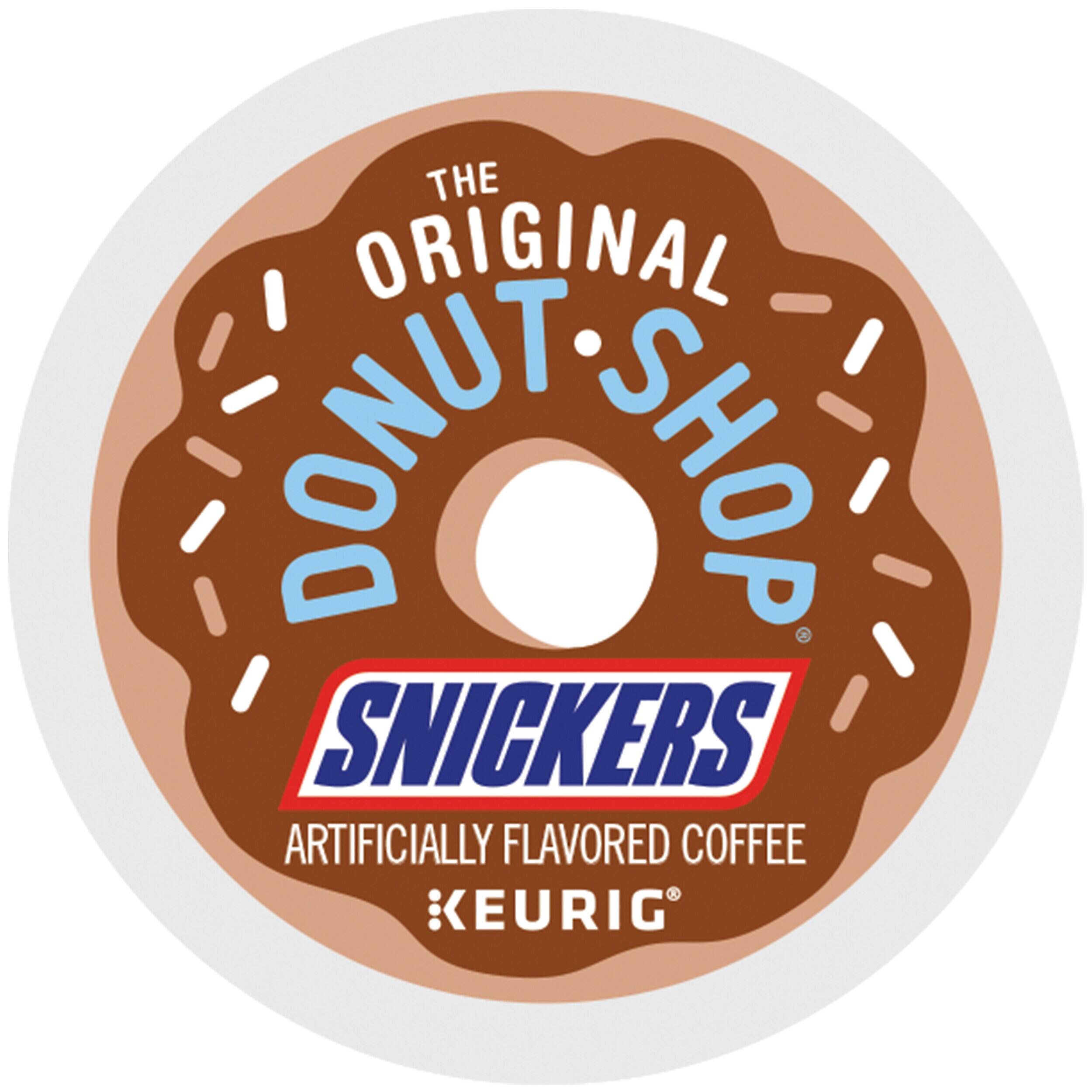 The Original Donut Shop Snickers Artifically Flavored Coffee Keurig