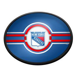 The Fan-Brand - New York Rangers 18'' x 14'' Team Color Slimline Illuminated Wall Sign - Multicolor