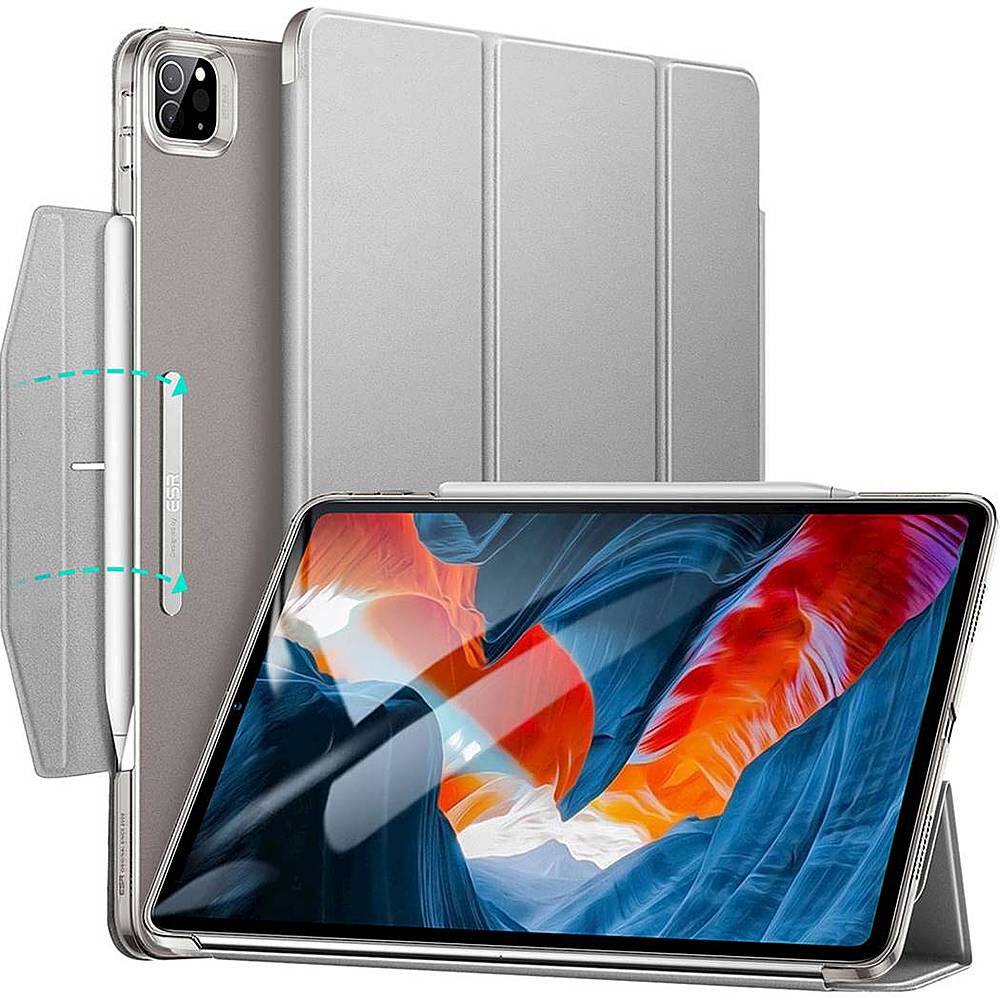 Alt View 11. SaharaCase - ESR Folio Case for Apple iPad Pro 12.9 (4th, 5th, and 6th Gen 2020-2022) - Gray.