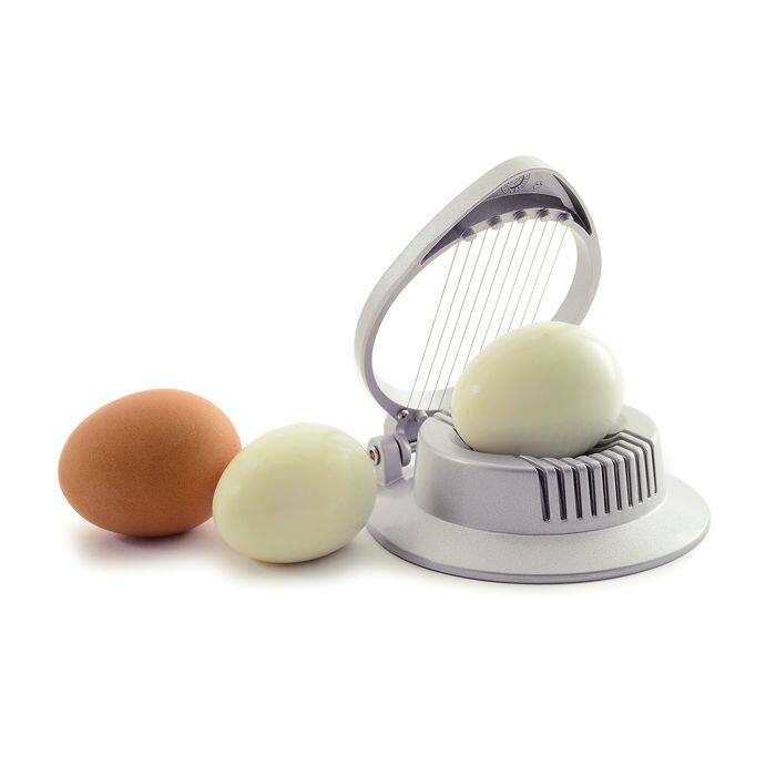 Alt View 1. Norpro - Heavy Duty Egg and Mushroom Slicer, Silver - Silver.
