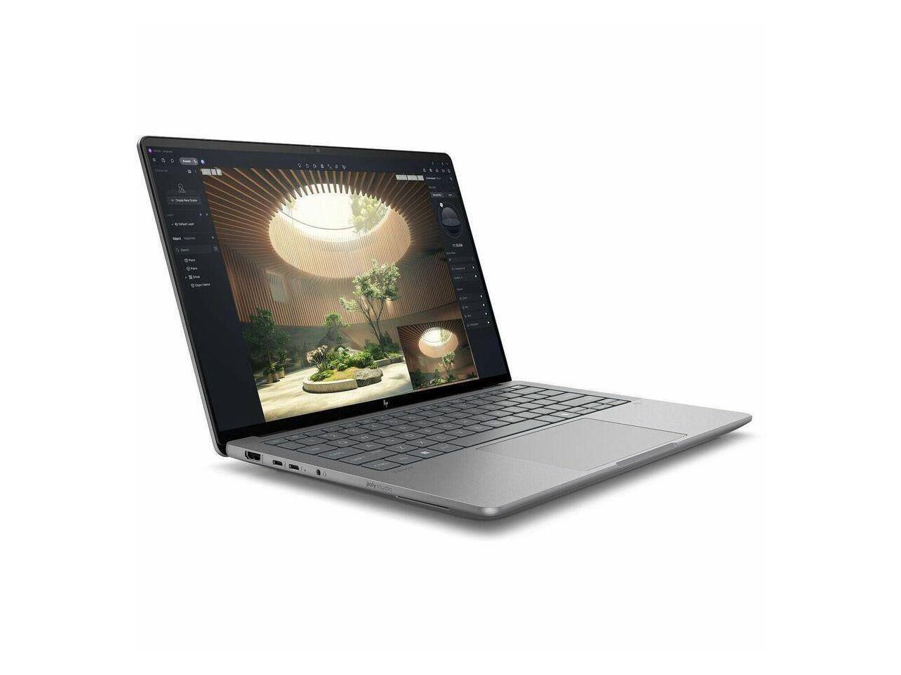 Alt View 3. HP - HP ZBook Ultra G1a 14" Touchscreen - Ryzen AI Max+ PRO 395 - 64 GB - 2880x1800 - Win 11 Pro - Silver.