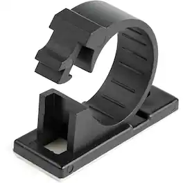 StarTech.com - StarTech 100 Self Adhesive Cable Management Clips - Ethernet/Network Cable/Office Desk Cord Organizer