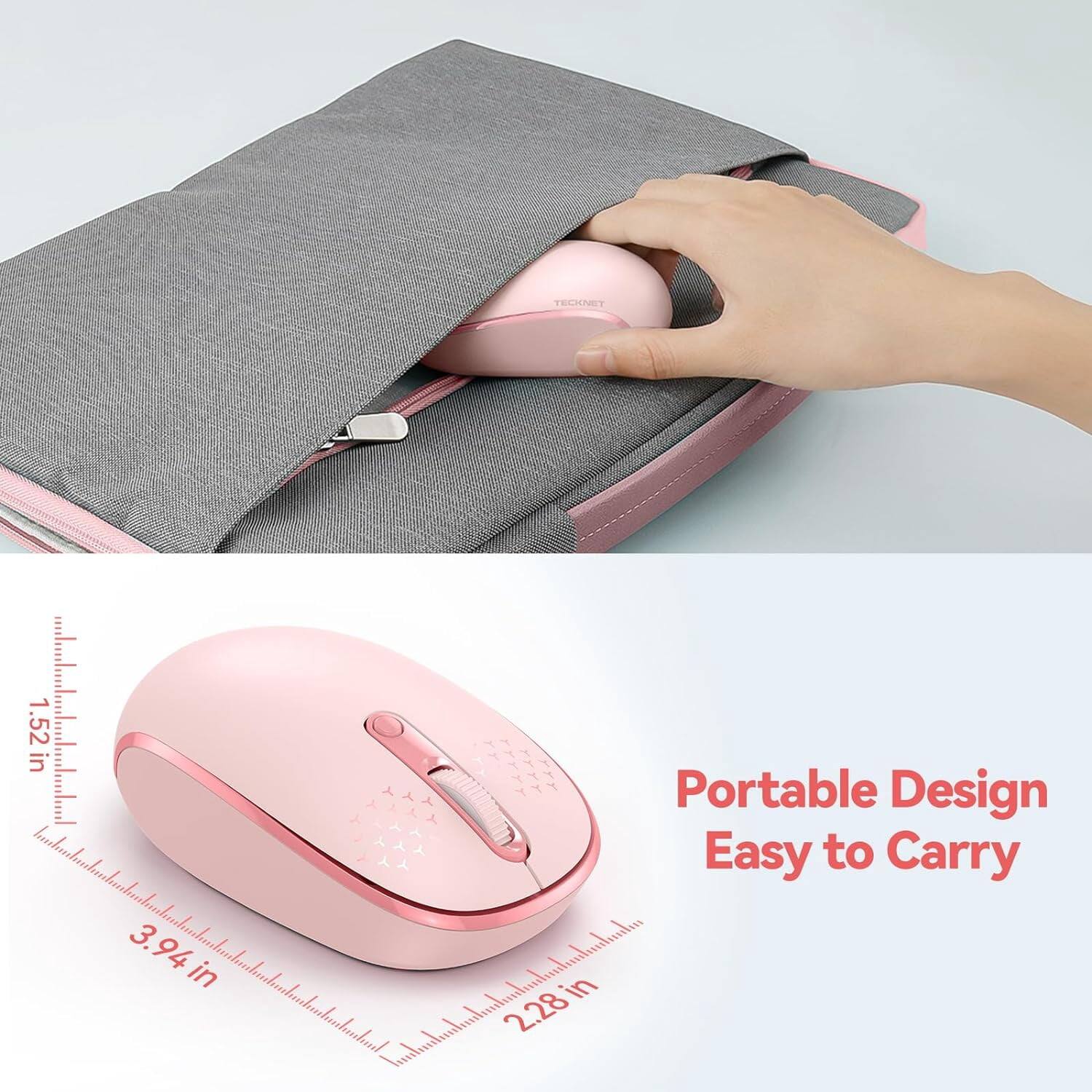 TECKNET  
in 1.52 in  
Portable Easy to Carry Design  
3.94 in  
2.28 in
