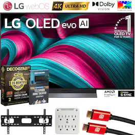 LG - 48" C5 Series OLED evo 4K UHD Smart TV (2025) + 26-Month Extended Warranty Protection Plan & Mount Bundle
