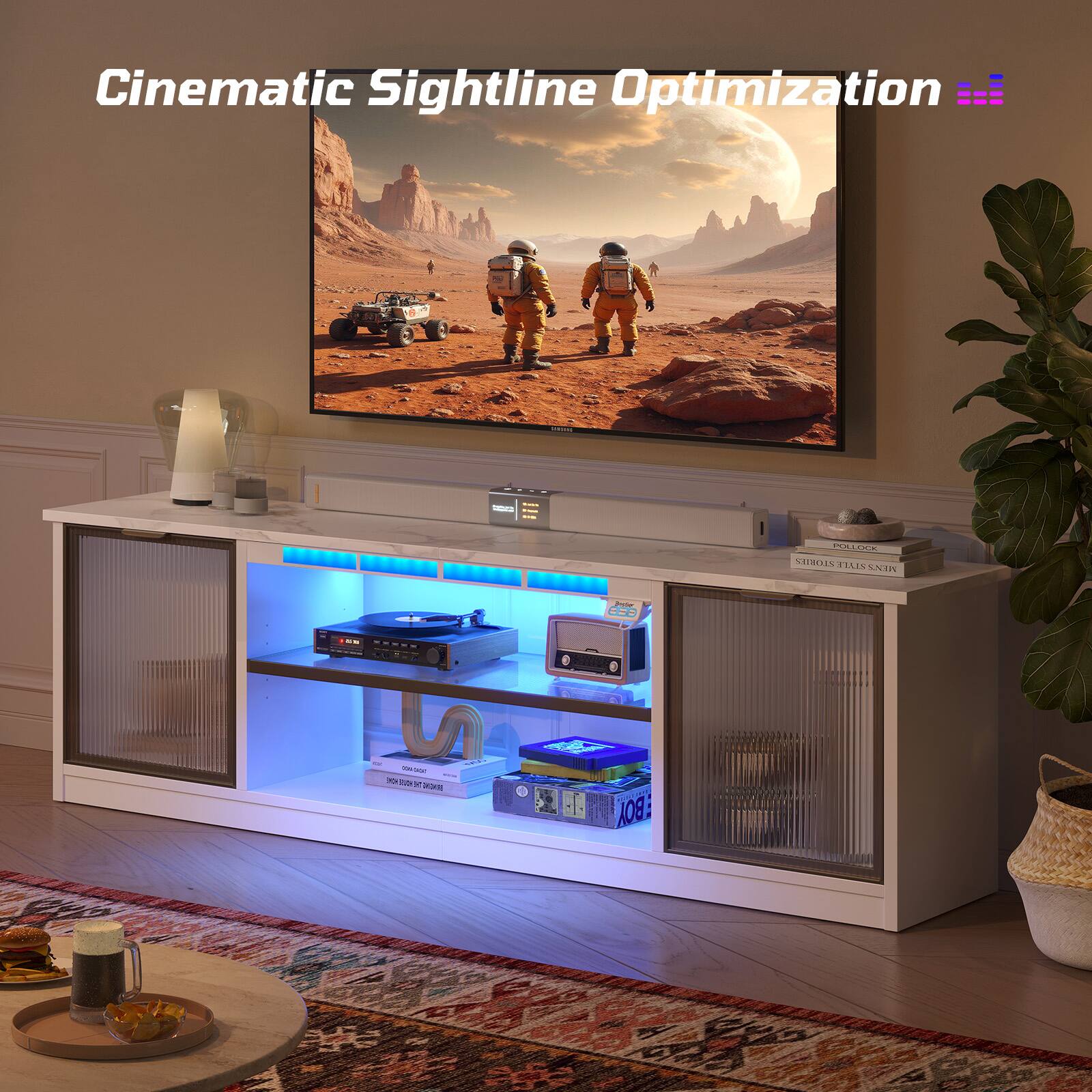 Cinematic Sightline Optimization | : - - I IO. SHBILS TILEC 150 - O--M S - - I n K hee o BOY