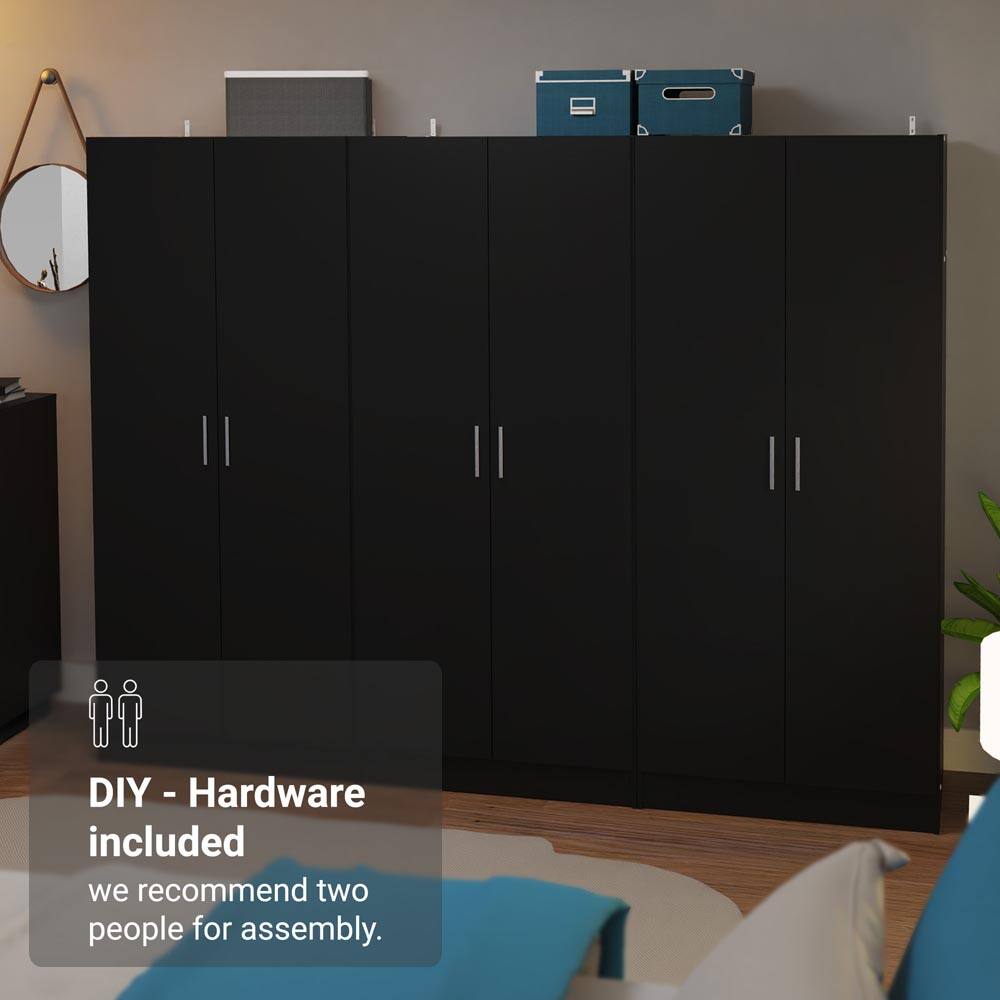 DIY - Hardware included  
we recommend two people for assembly.