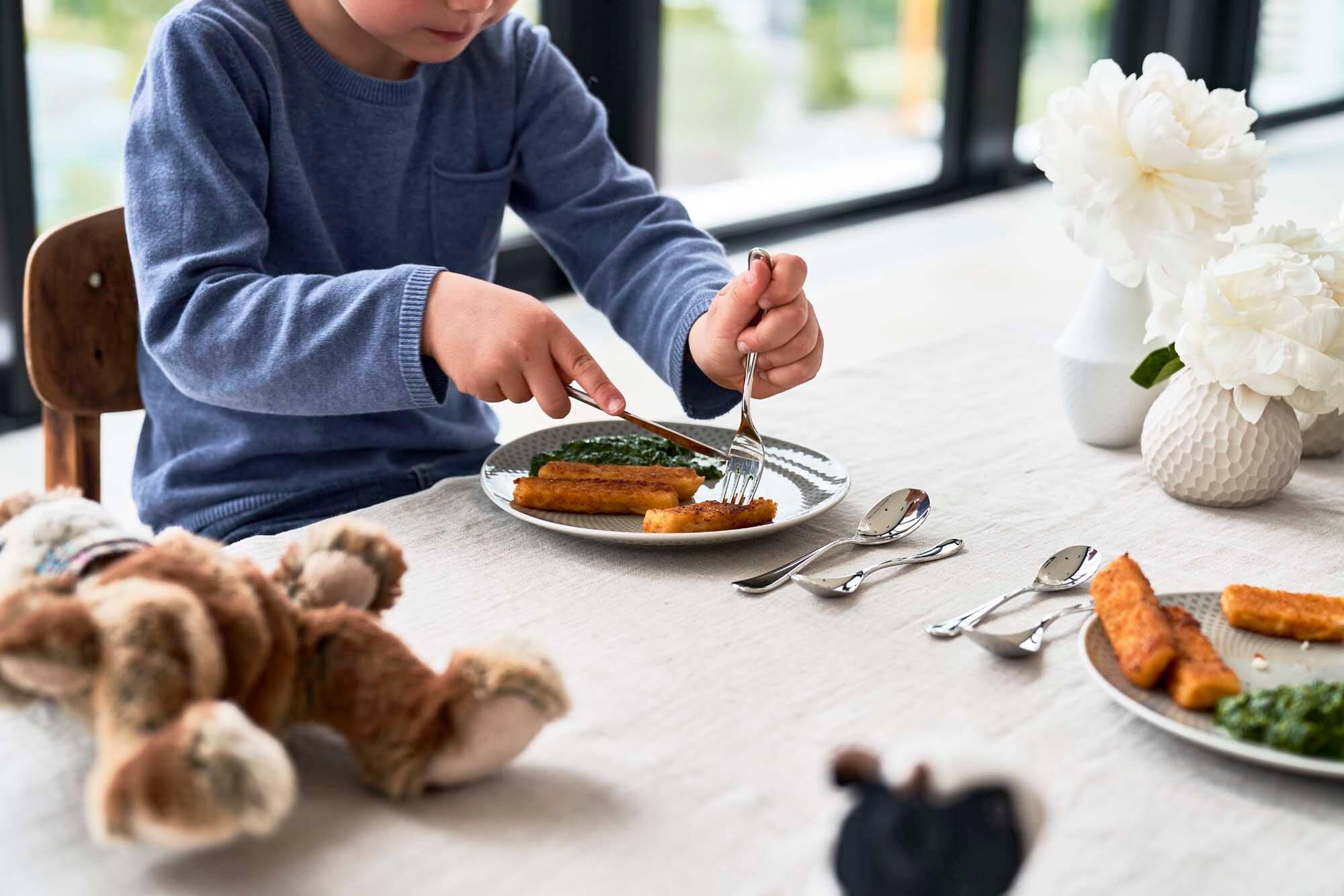 Alt View 3. ZWILLING - ZWILLING TWIN Kids Filou 4-pc 18/10 Stainless Steel Flatware Set - Stainless Steel.