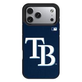 Keyscaper - MLB - Tampa Bay Rays Personalized Bump Case with 8.2ft Drop Protection - 15 Pro - Multicolor