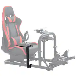 Dardoo - Shifter Platform Fit for 50mm Round Tube Racing Simulator Cockpit, 3 Mount Plates Included - Black
