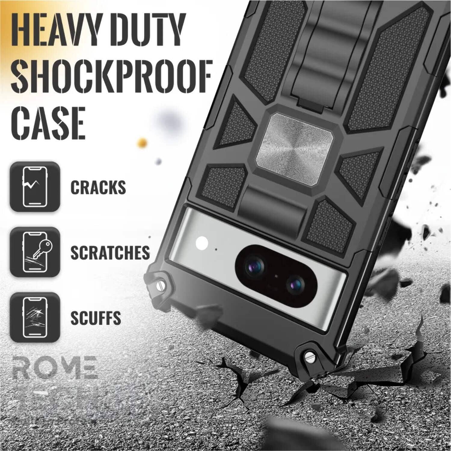 HEAVY DUTY SHOCKPROOF CASE

CRACKS
SCRATCHES
SCUFFS

ROME