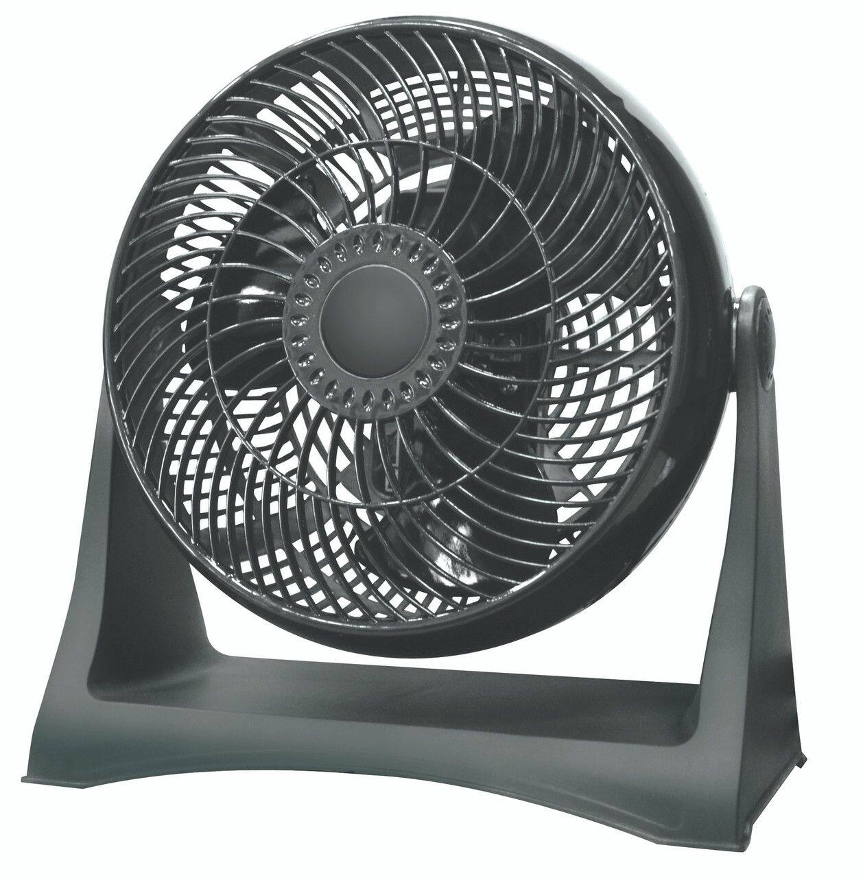 Angle. Seasons Comfort - Seasons Comfort 8" High-Velocity Turbo Fan With 3 Powerful Speeds - Black.