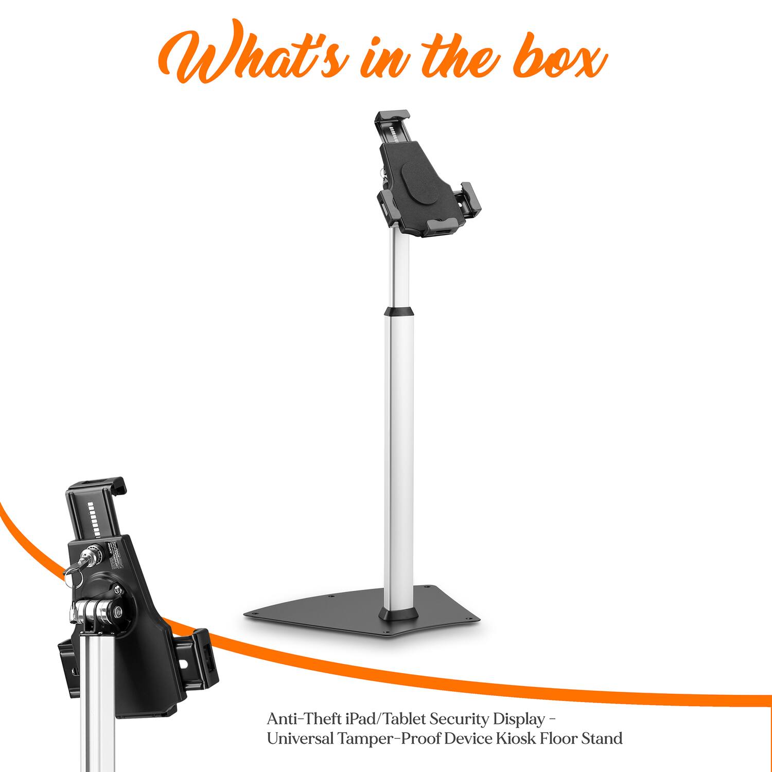 What's in the box

Anti-Theft iPad/Tablet Security Display - Universal Tamper-Proof Device Kiosk Floor Stand