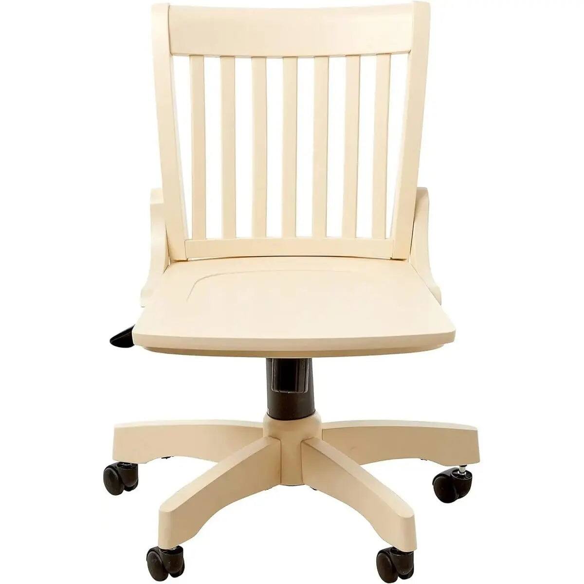 Back. Office Star Products - Deluxe Antique White Banker's Chair Adjustable Productive Home Office - Antique White.