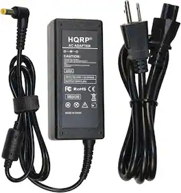 HQRP - 19V AC Adapter for Acer Monitor S231HL/S232HL/S242HL/S271HL G246HYL (ADP-40PH-BB) Power Supply Cord Charger - Black