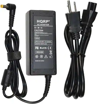 HQRP AC ADAPTER
CAUTION: FOR INDOOR USE ONLY
ADA
INPUT: 100-240V~1.5A 50/60Hz
OUTPUT: 19V=3.42A
FC RoHS CE
3892A300
MADE IN CHINA