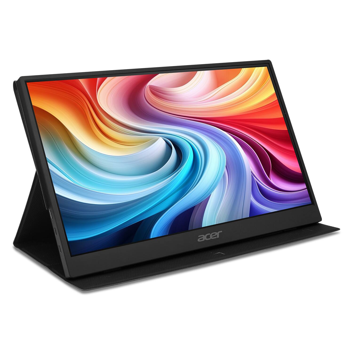 Alt View 1. Acer - Nitro 15.6"  LCD FHD 165Hz FreeSync IPS Portable Gaming Monitor (USB Type-C, Mini HDMI & Audio Out) - Black.