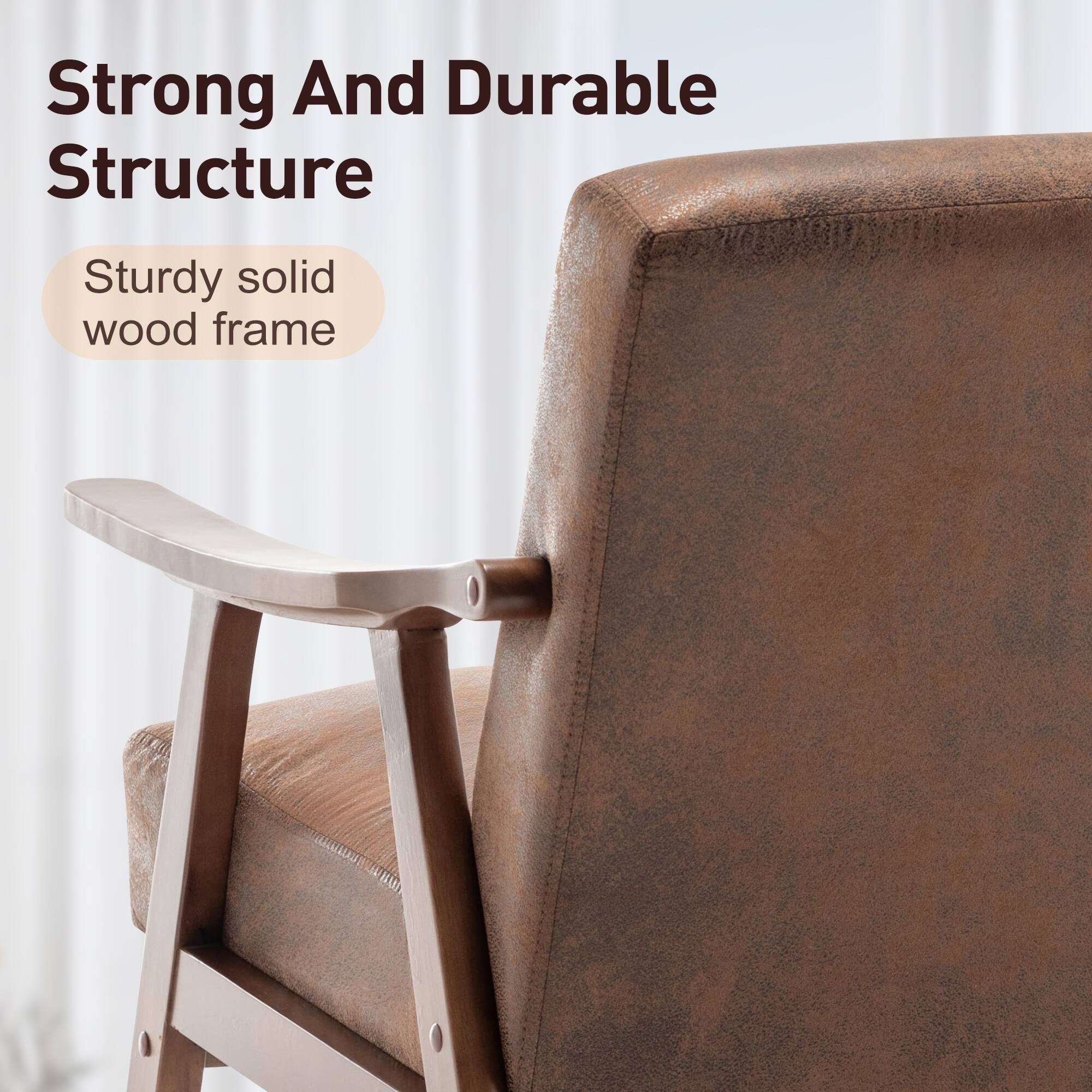 Strong And Durable Structure  
Sturdy solid wood frame