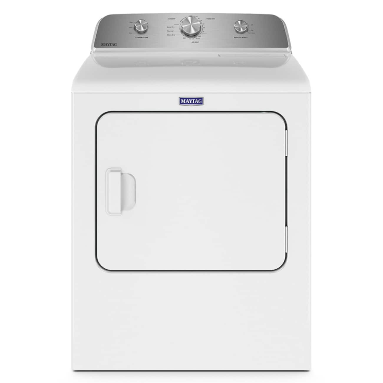 Maytag - 7.0 Cu. Ft. Electric Dryer with Wrinkle Prevent - White