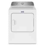 Maytag - 7.0 Cu. Ft. Electric Dryer with Wrinkle Prevent - White