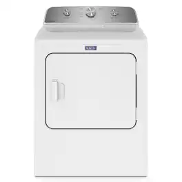 Maytag - 7.0 Cu. Ft. Electric Dryer with Wrinkle Prevent - White
