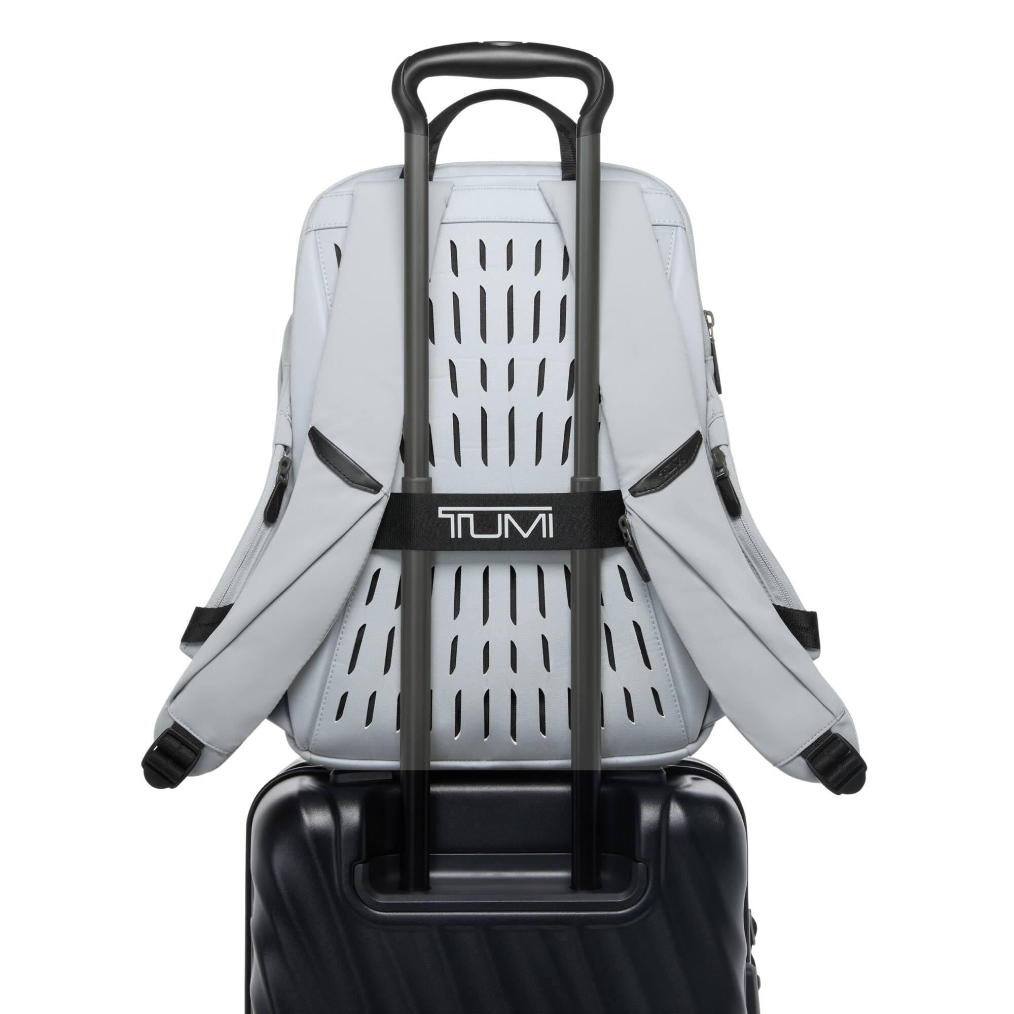 Back. TUMI - Axis Medium Backpack 20L - Cement.