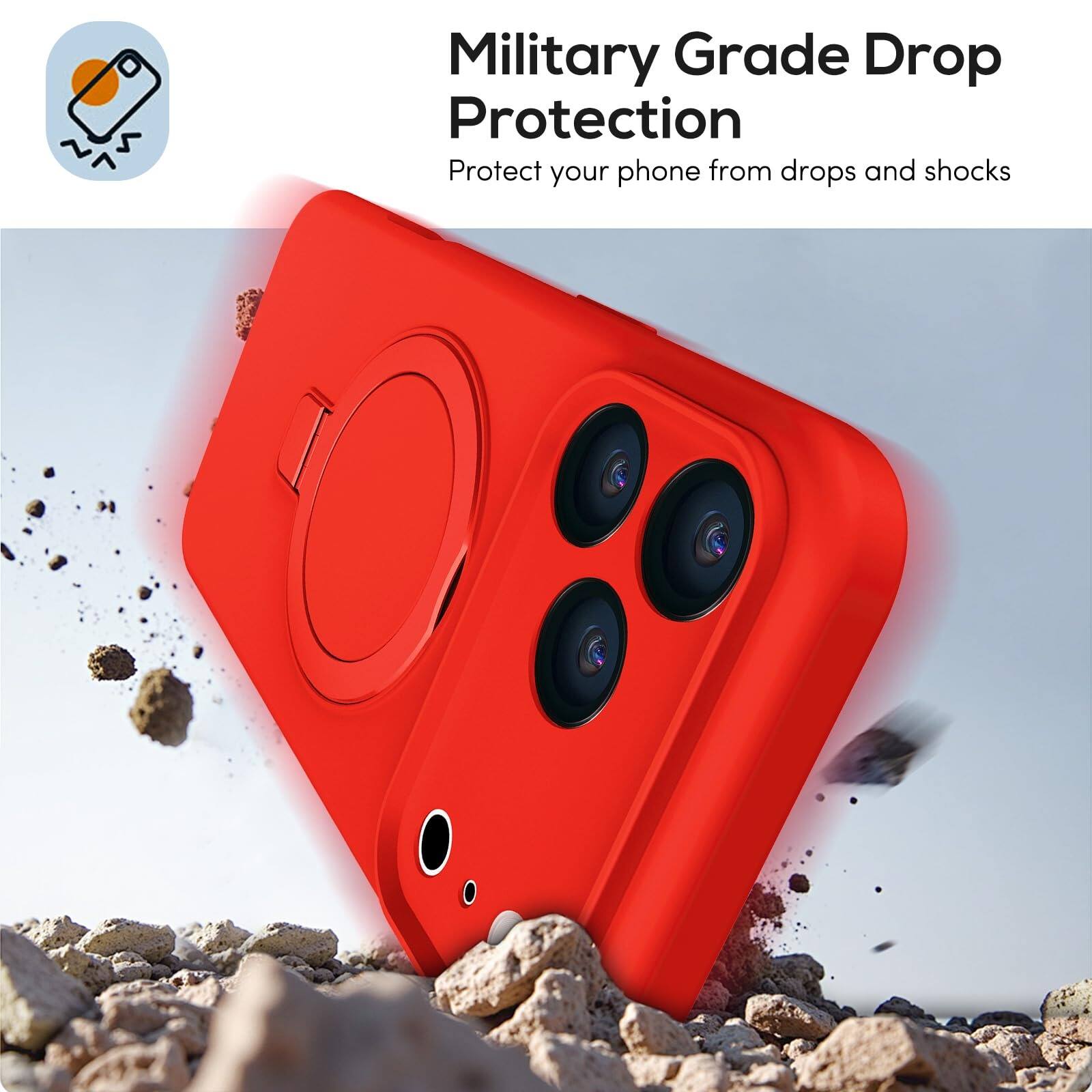 Military Grade Drop Protection  
Protect your phone from drops and shocks