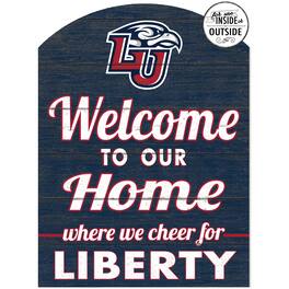 Jardine - Liberty Flames 16'' x 22'' Marquee Sign - Navy