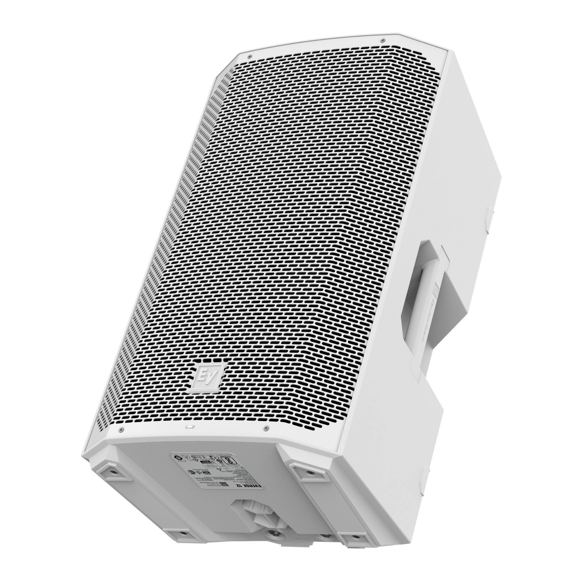 Angle. Electro-Voice - Electro-Voice Everse 12 Weatherized Battery Powered White Loudspeaker.