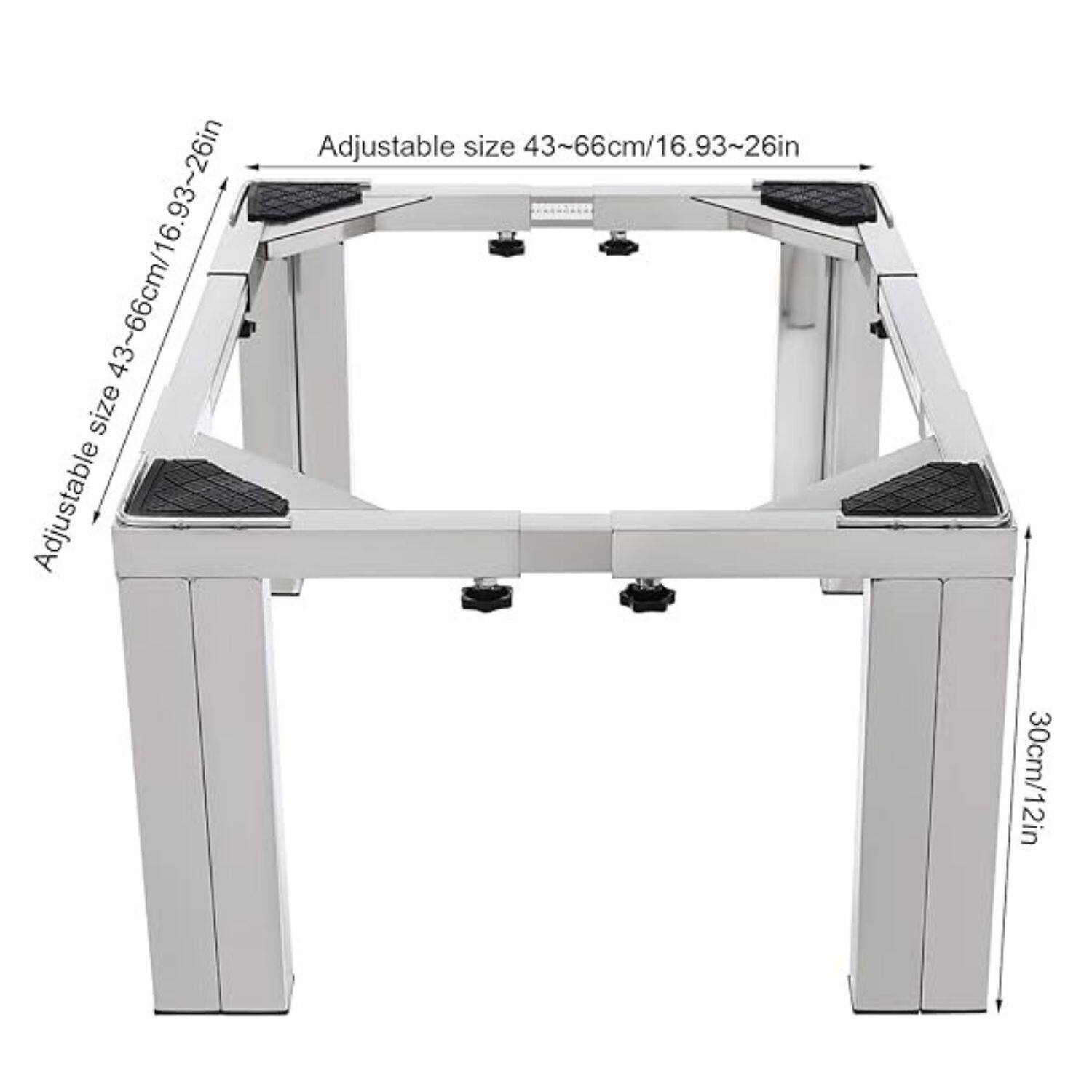 Adjustable size 43~66cm/16.93~26in  
Adjustable size 43~66cm/16.93~26in  
30cm/12in