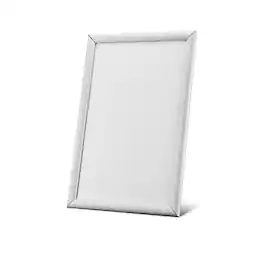 Staples - Poster Holder, 11" x 17", Silver Aluminum - Gray/Silver