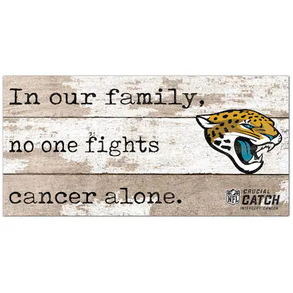 In our family, no one fights cancer alone.
CRUCIAL CATCH
INTERCEPT CANCER