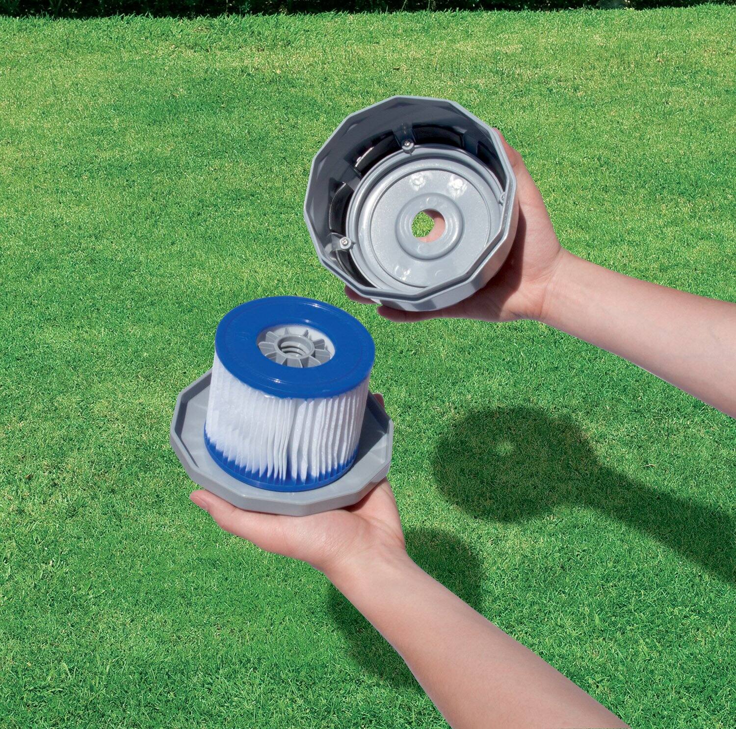 Alt View 8. Bestway - Bestway SaluSpa St Moritz AirJet Hot Tub & 6 Coleman SaluSpa Type VI Cartridges - Brown.