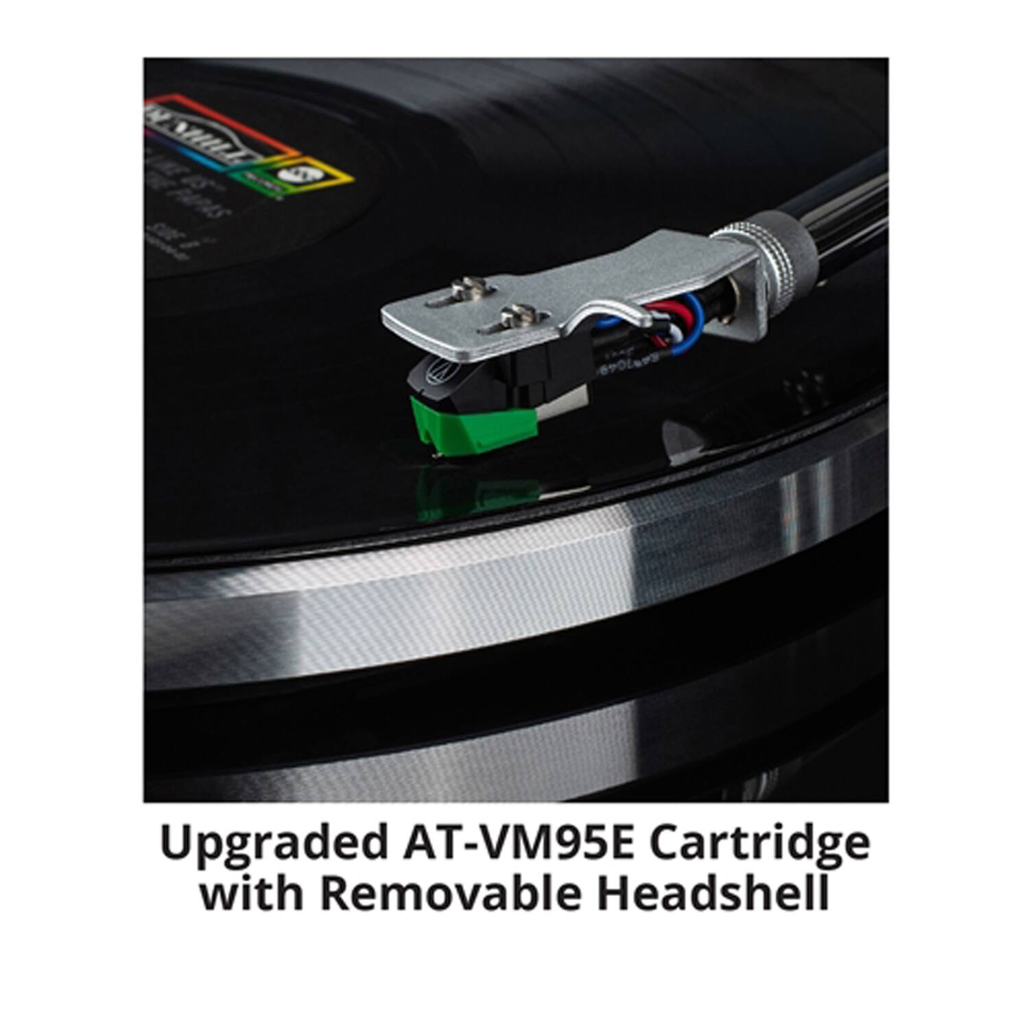 Upgraded AT-VM95E Cartridge with Removable Headshell