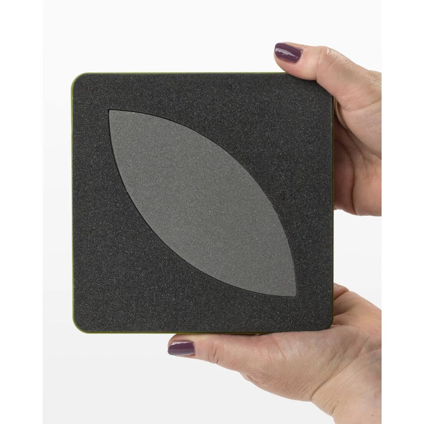 Back. AccuQuilt - Orange Peel Go! Fabric Cutting Dies, 4.5" by 4.5" - Orange.