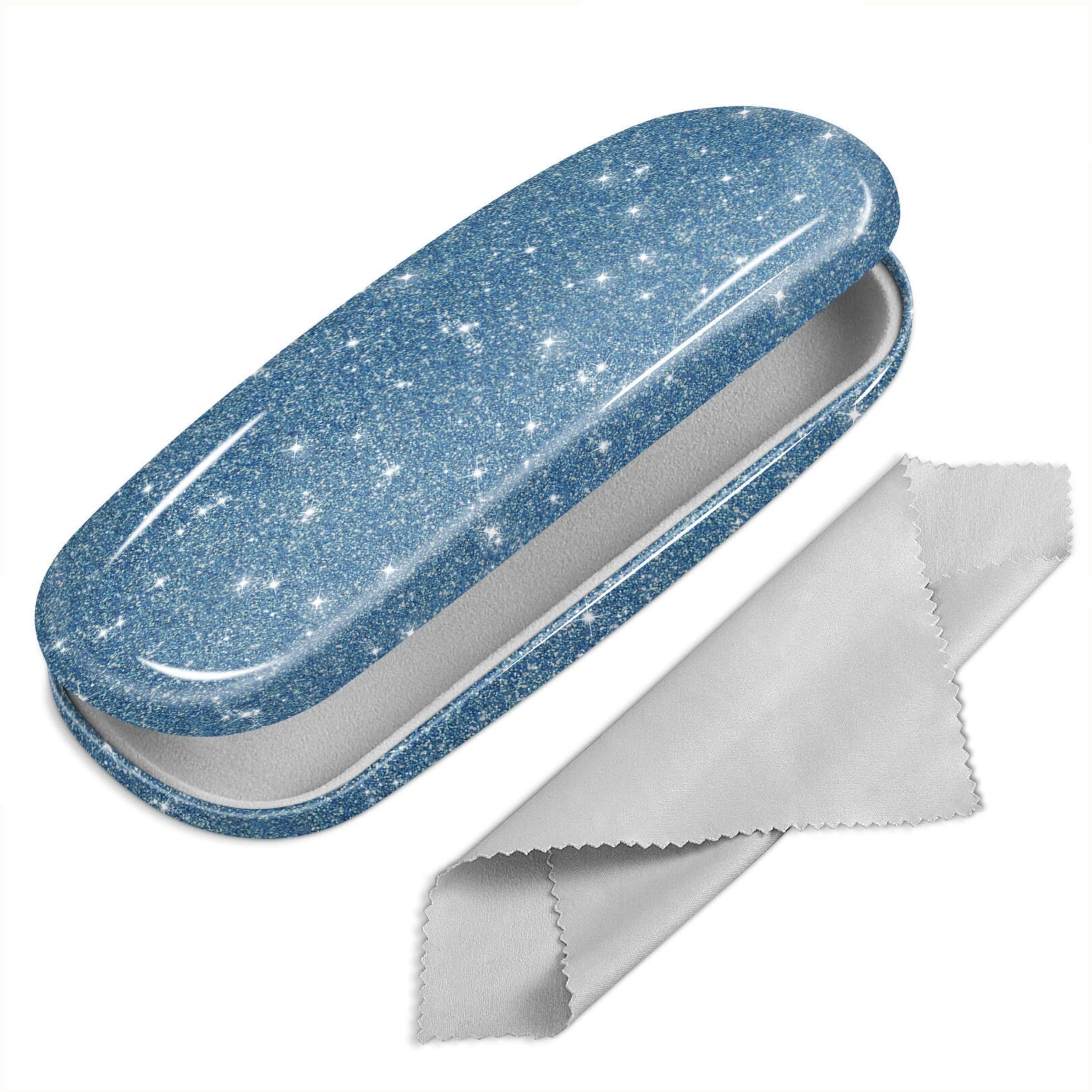 Kitcheniva - Portable Hard Shell Eyeglasses Case Protective Glasses Holder Box - Sparkling Blue price history on PriceWatchPro