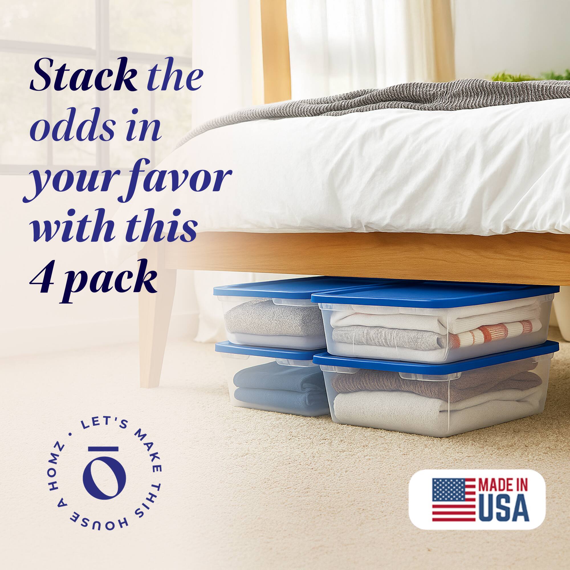 Stack the odds in your favor with this 4 pack

LET'S HOMZ MAKE THIS HOUSE

MADE IN USA