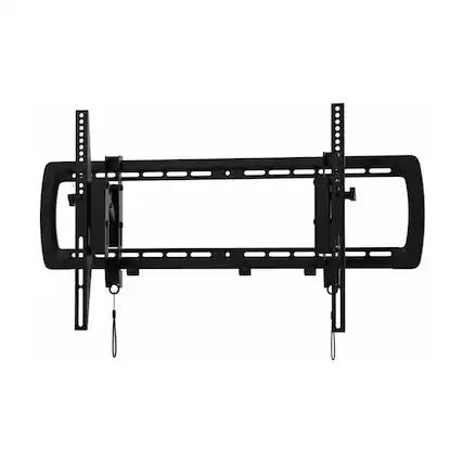 Front. ErgoAV - Extend and Tilt Mount for TVs 49" to 90" - Black.