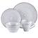 Alt View 4. Elama - Elama Malibu Sands 16-Piece Dinnerware Set in Shell - Shell.